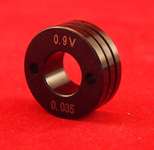 Drive Rollers 30x12x14 Bore 0.6/0.8mm V Groove 12Pcs