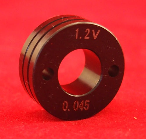 Drive Rollers 30x12x14 Bore 0.6/0.8mm V Groove 12Pcs