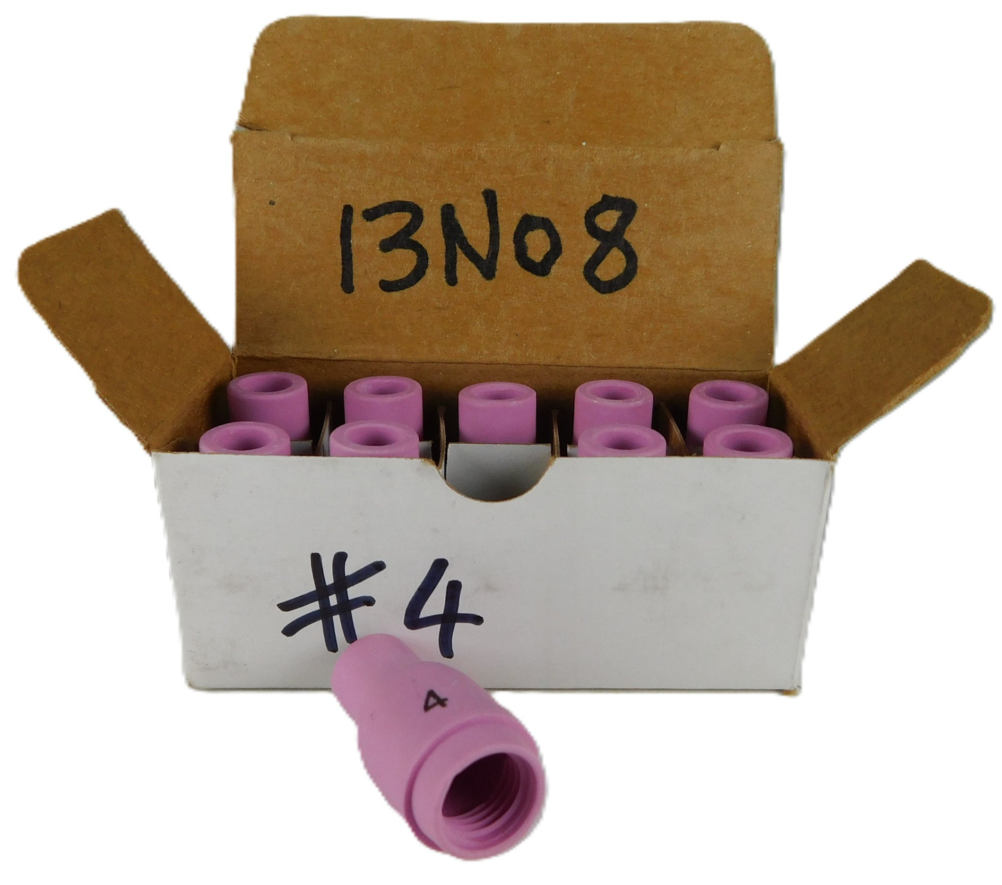 #4 TIG Gas Cups WP-9.20.24.25 13N08 10Pc