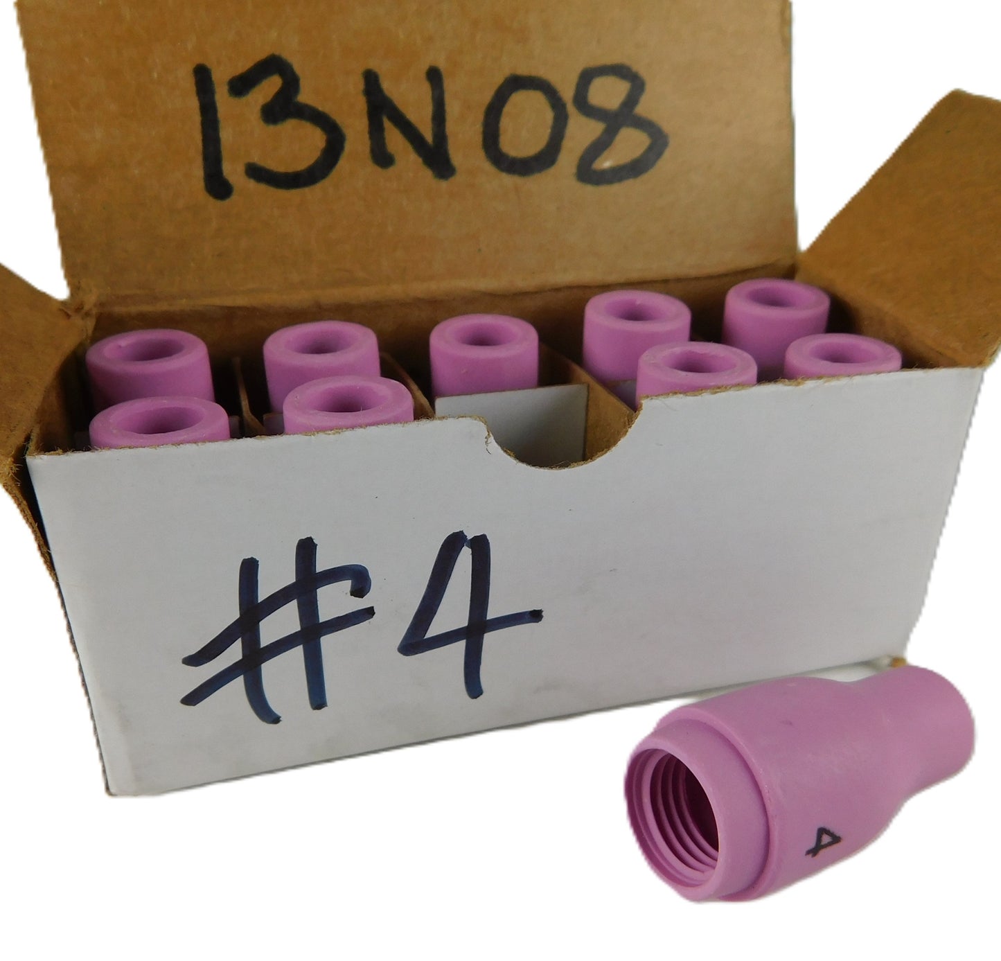 #4 TIG Gas Cups WP-9.20.24.25 13N08 10Pc