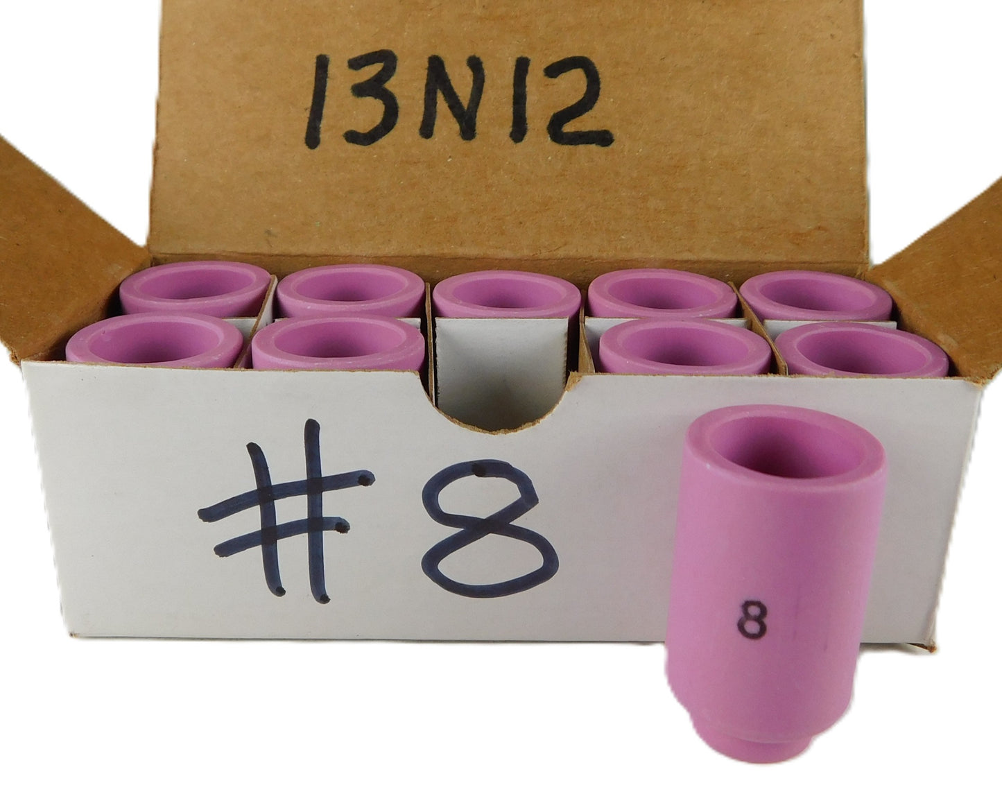 #8 TIG Gas Cups WP-9.20.24.25 13N12 10Pc