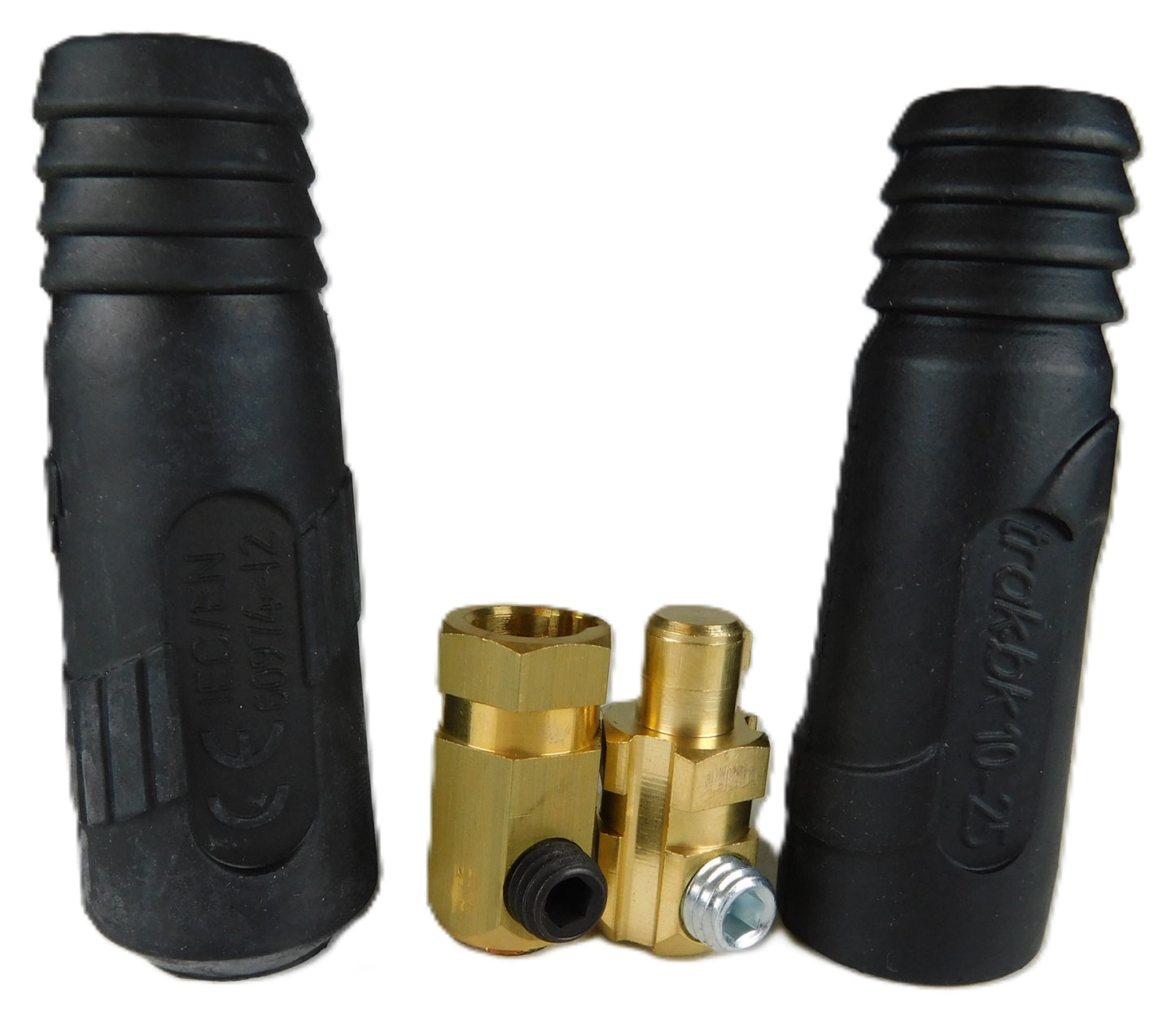 Dinse Cable Joiner Connector Male & Female 25mm 200A (Pkt 2)