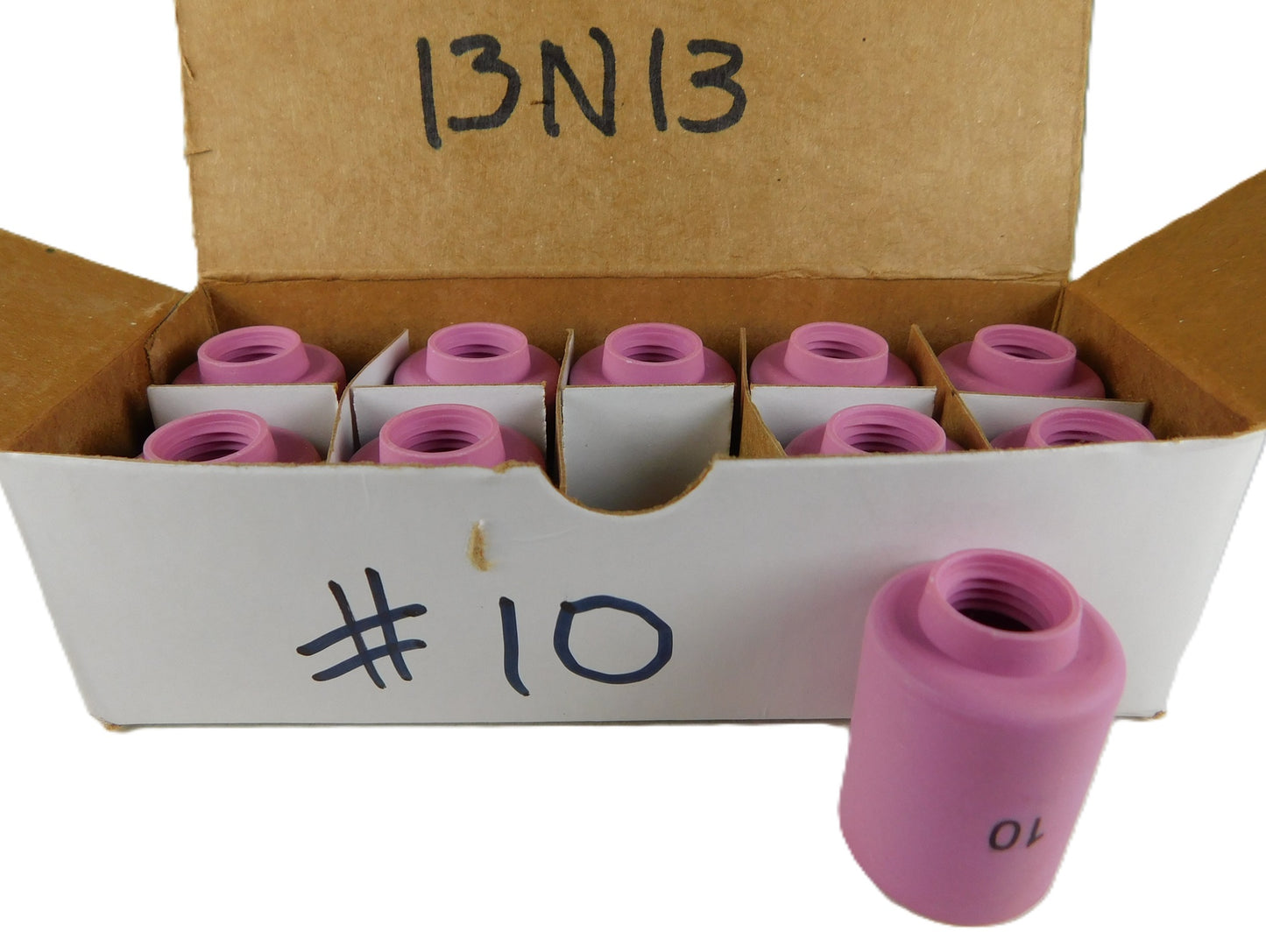 #10 TIG Gas Cups WP-9.20.24.25 13N13 10Pc