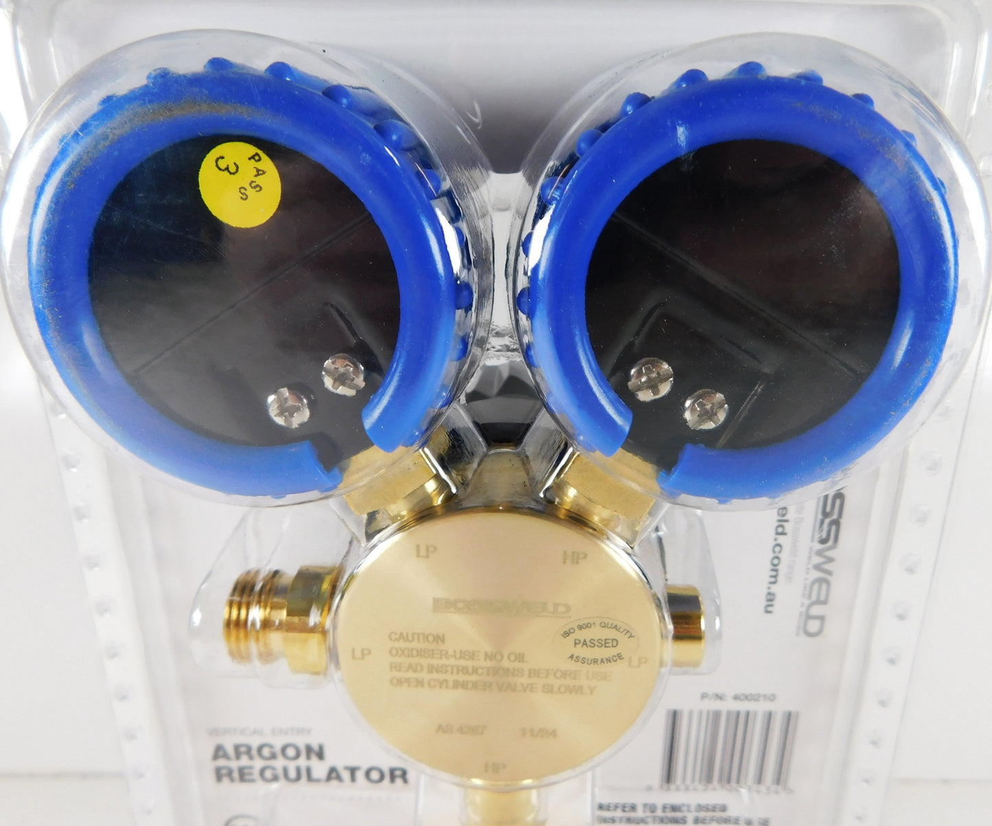 Gas Regulators Argon Twin Bottom Entry Type 10 400210