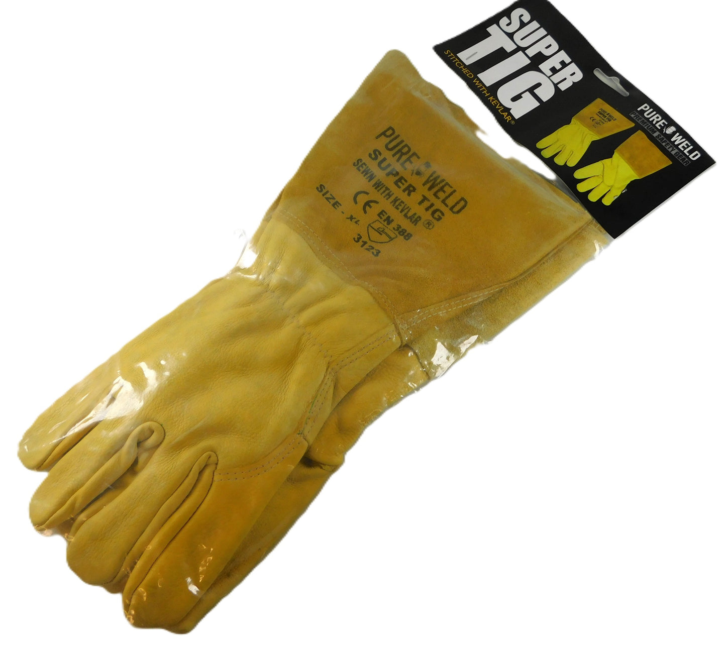 SUPER-TIG Heat-Resistant Safety Welding Gloves GSTIG-XL 48Pairs