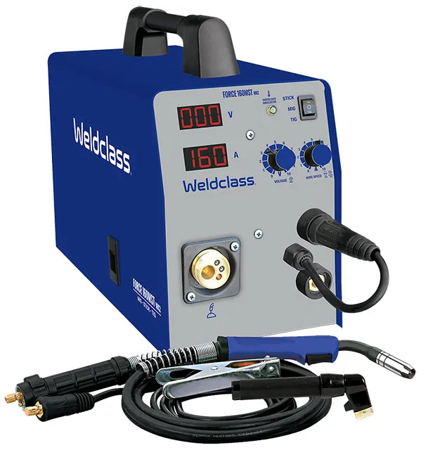 MIG Welder MIG/Stick/TIG-FORCE 160MST Weldclass WF-06127