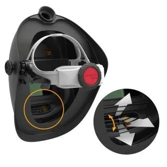 Auto/Electronic Helmets - Jackson WH70 with Airmax Respirator