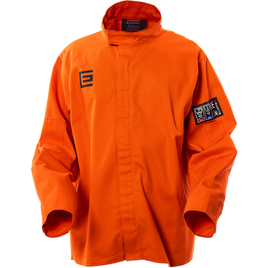 Welders Jackets Proban® High Visibility Orange Welding Jacket OPWJ30L Lge